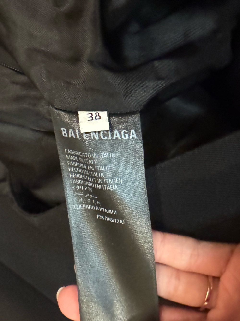 Balenciaga Black wool Maxi Trouser Skirt A-Line Silhouette like new 38 us 6 - Picture 10 of 11
